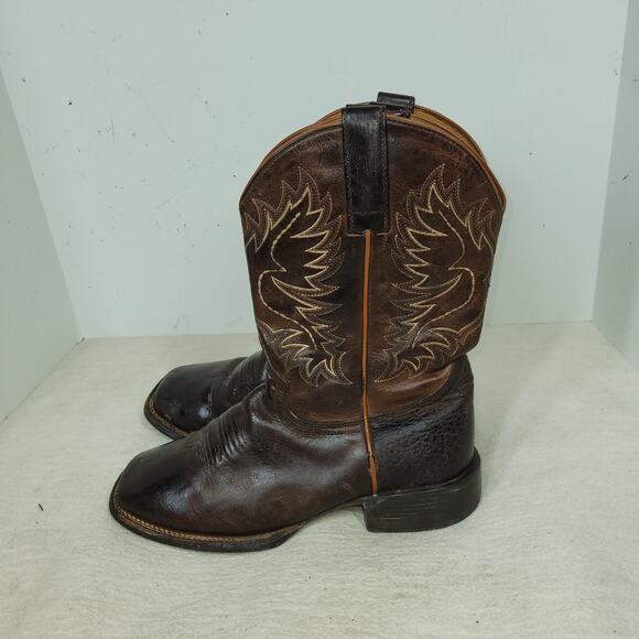 Rank 45 Boots Mens Size 9EE Brown Leather Xero Gravity Unit Western Gorpcore Job - Picture 6 of 14